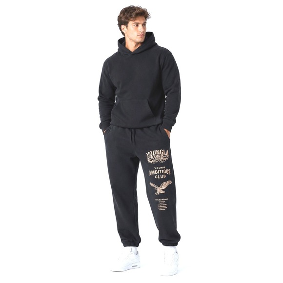 YoungLA Other - YoungLA 233 Ambitious Club Graphic Sweatpants Mens XXL Gray Blue Cotton Joggers